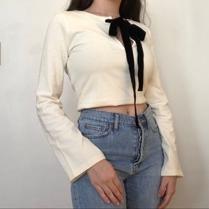 J.CREW cream top